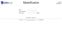 Tablet Screenshot of clininfoservices.com